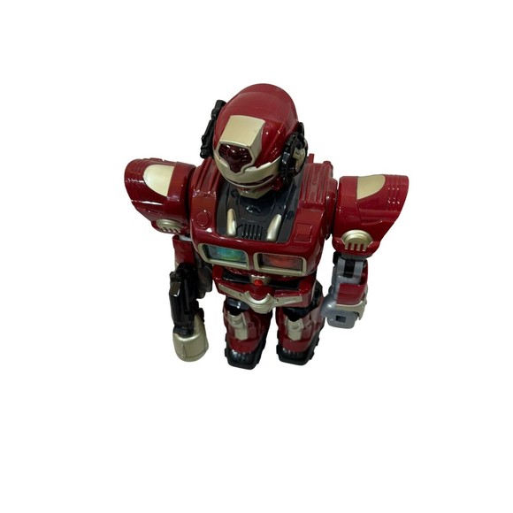 HAP-P-KID 2005 Robot Toy Turbo Fighter/ Figure 15" Tall. Lights, Sounds, As Is - Picture 4 of 7